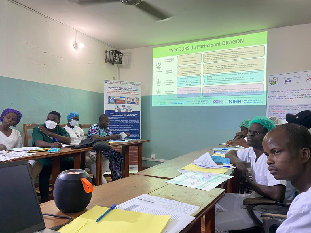 GLOBALSURG Bénin Hub (@gsbeninhub) on Twitter photo Local DRAGON SIV at the Klouekanmé District Hospital, a reference hospital in a rural area, where the team is highly enthusiastic to start the DRAGON study. # <a href="/NIHR_GSU/">NIHR Global Surgery</a> <a href="/lawaniismail/">lawani ismail</a> <a href="/aneelbhangu/">Aneel Bhangu</a> <a href="/SouliathL91019/">Souliath LAWANI</a>
<a href="/CovalicBokossa/">covalic bokossa</a> Local DRAGON SIV at the Klouekanmé District Hospital, a reference hospital in a rural area, where the team is highly enthusiastic to start the DRAGON study. # <a href="/NIHR_GSU/">NIHR Global Surgery</a> <a href="/lawaniismail/">lawani ismail</a> <a href="/aneelbhangu/">Aneel Bhangu</a> <a href="/SouliathL91019/">Souliath LAWANI</a>
<a href="/CovalicBokossa/">covalic bokossa</a>