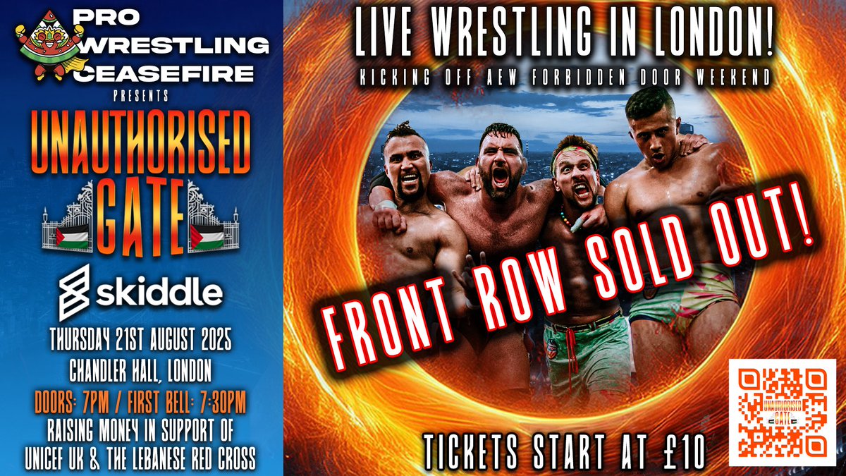 🎟️ Our lower-priced Concession Tickets are available for this event!

If you’ve been affected by the cost of living crisis, or any other personal circumstances, you can buy a GA Ticket for just £10. No questions asked.

And we also have a new “Solidarity Tier”, introduced by
