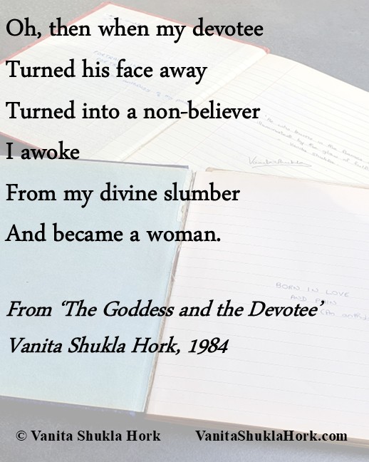 VanitaHork's tweet image. I wrote this poem in 1984, age 16. It describes the foolish #games we often play in #love, afraid to be #vulnerable and #authentic 💔

Read the full #poem in my #blog. Leave a comment if you like it 🙏👇

vanitashuklahork.com/the-goddess-an…

#WritingCommunity #poetry #goddess #devotee