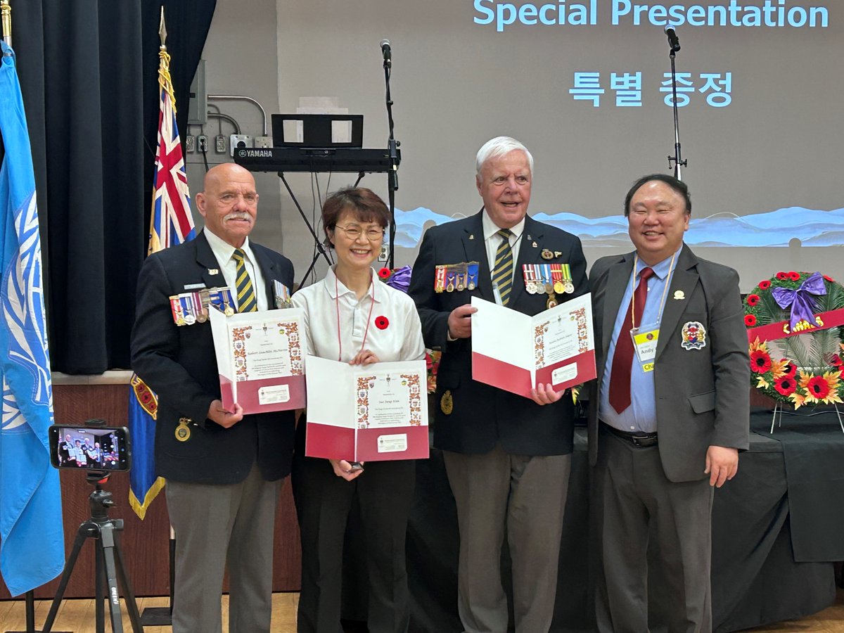 Honouring Our Heroes

On Saturday, I had the privilege of attending the 12th Annual Korean War Veterans Day Ceremony, commemorating the 72nd anniversary of the Korean War Armistice and the 75th anniversary of the United Nations Command, alongside Andy Choi, Chair of the @ Korean