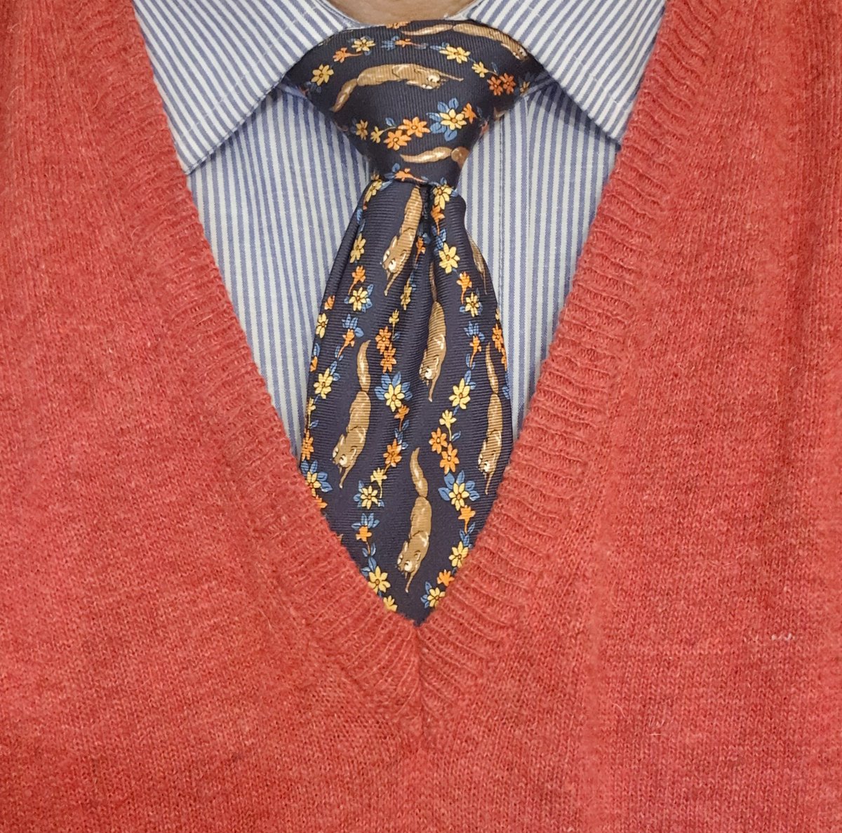 ciro_aps's tweet image. Mi corbata favorita para retomar el ciclo lectivo con Derecho Comercial.