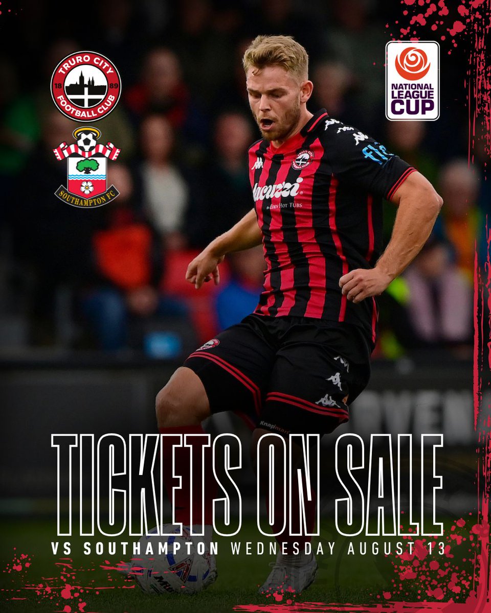 TCFC_Official's tweet image. ๐ Ticket details for our National League Cup fixture against @SouthamptonFC
๐ On sale: Tuesday, July 29
โฐ Time: 10.00am
๐ซ Adult tickets: ยฃ10
๐ง Under-18s: ยฃ1
๐ฉโ๐ฉโ๐งโ๐ฆ Family: ยฃ20
๐ Link: TCFC.short.gy/NLCup
โค๏ธ๐ค #WeAreTheCity