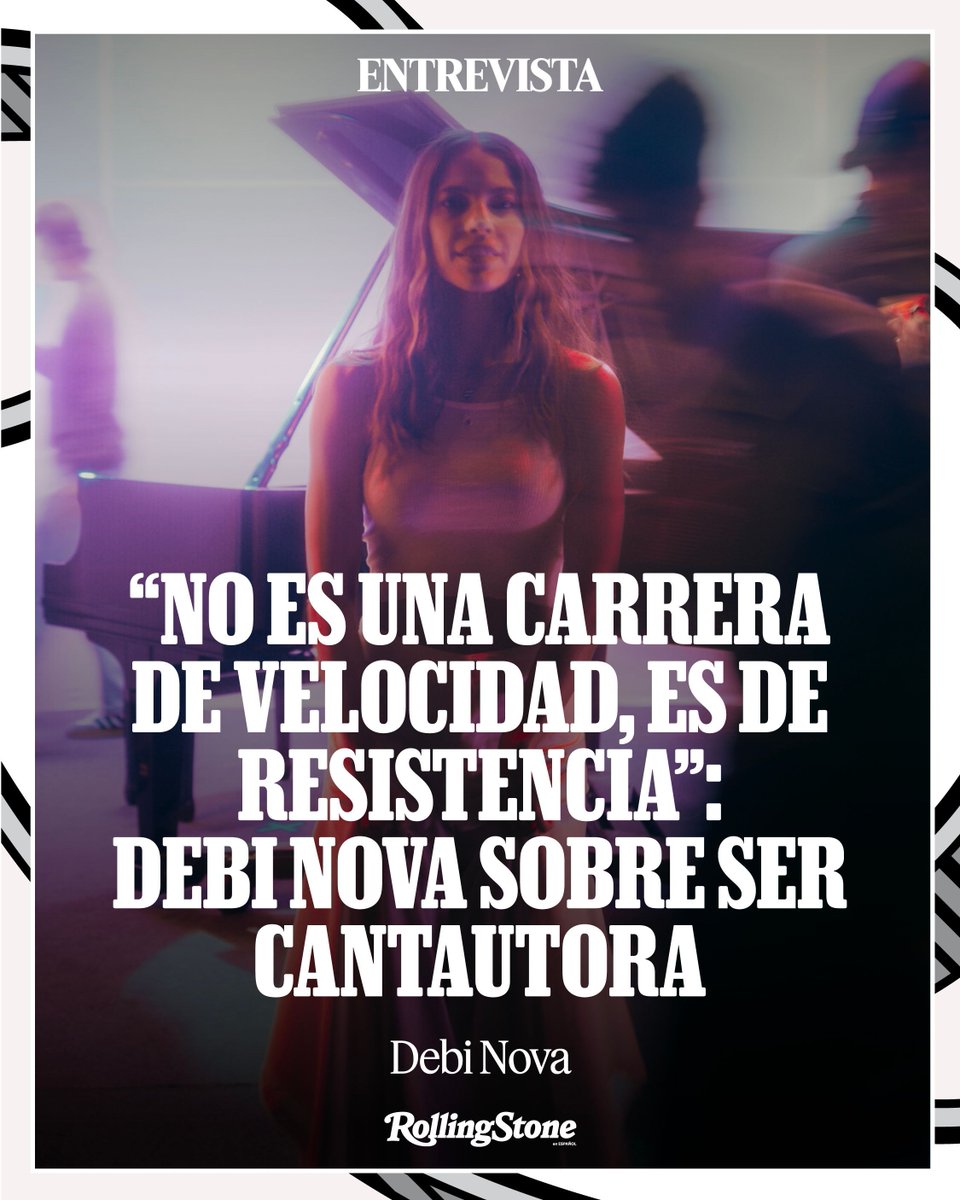 rollingstoneEE's tweet image. 🎙️ Conversamos con Debi Nova sobre el proceso creativo detrás de su nuevo disco ‘Todo Puede Convertirse en Canción’ y lo que significa escribir desde el alma. Lee lo que le contó a #RollingStoneEnEspañol aquí. 👇
es.rollingstone.com/no-es-una-carr…
#RollingStone #Música