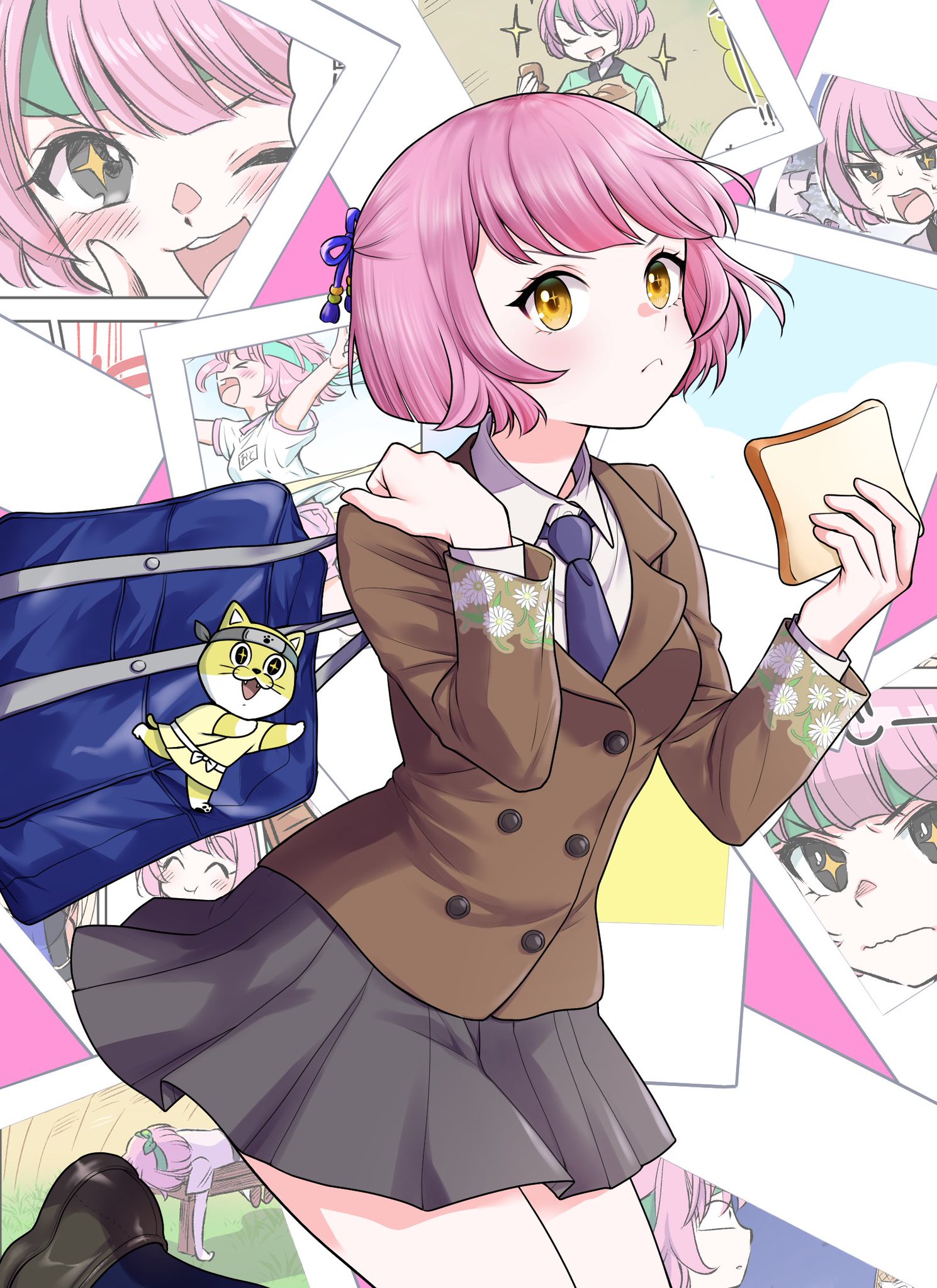 三にゃんのまったり暮らし  原画 neigura(ネイグラ) on X: 