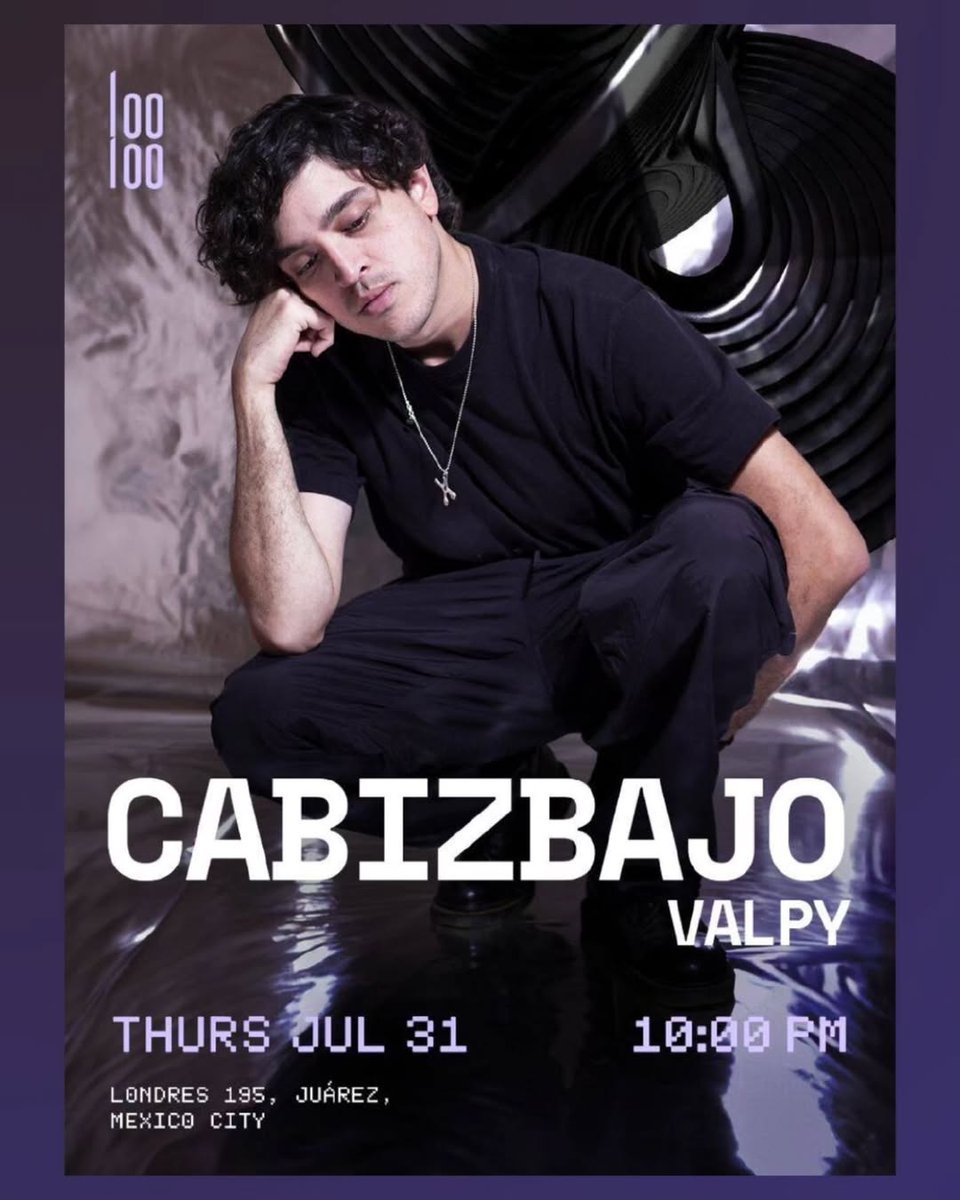 NochesElectroMx's tweet image. Este Jueves Cabizbajo [Rotate] + Valpi en Loo loo⚡

31.Julio.2025 #CDMX 🇲🇽
Boletos y Mesas VIP 🎟️ #PrecioEspecial
▶️ linktr.ee/nocheselectron…

#WeAreLooloo