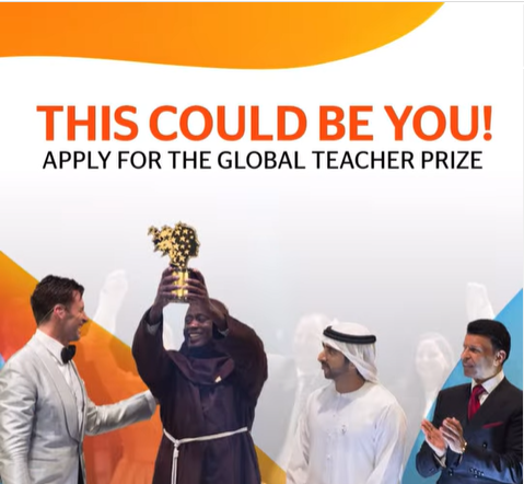 opportunitiesfy's tweet image. 🌍 Apply or Nominate: 2025 Global Teacher Prize – win US $1M for your impact in education!
🔗 wp.me/p23f03-fRr

🗓️ Deadline: 30 Sept 2025

#GlobalTeacherPrize #ApplyNow #TeachersMatter