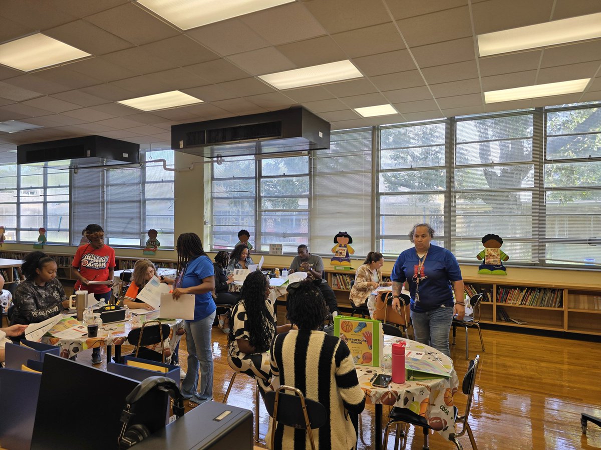 We want to send a very special thank you to our Teacher Leaders Ms. Jackson, Ms. Henry, and Ms. Brown for welcoming our new teachers today. They were able to tour the campus, engage in lesson internalization, and much more! They are geared up and ready!  #BelieveInWe