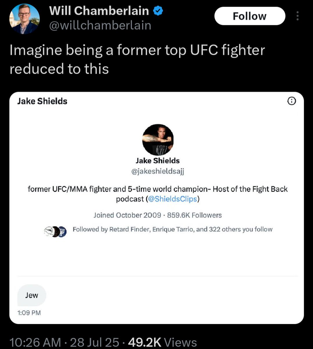 Congratulations on your friends, Will!