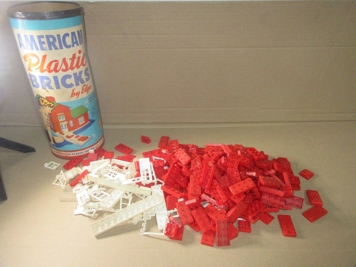 Rustic Relics (@rusticrelics04) on Twitter photo Check out 1950's AMERICAN PLASTIC BRICKS SET 725 ELGO HALSAM App. 290 pcs. ebay.us/m/7jdmDR #eBay via <a href="/eBay/">eBay</a> #toycollector #toys #vintage #buildingblocks #midcentury #Elgo #nostalgia #funtimes #playtime #bricks #Vintagetoys #midcentury #1950s Check out 1950's AMERICAN PLASTIC BRICKS SET 725 ELGO HALSAM App. 290 pcs. ebay.us/m/7jdmDR #eBay via <a href="/eBay/">eBay</a> #toycollector #toys #vintage #buildingblocks #midcentury #Elgo #nostalgia #funtimes #playtime #bricks #Vintagetoys #midcentury #1950s