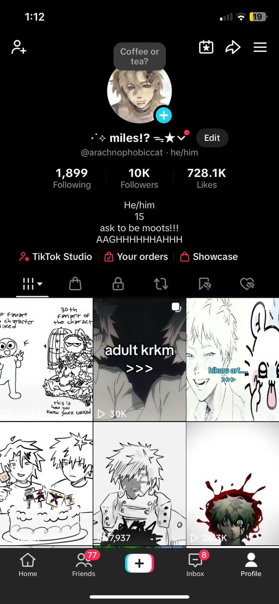 archnphobcspidr's tweet image. THANK YOU KRKM FOR GETTING ME 10K ON TT 🙏🙏