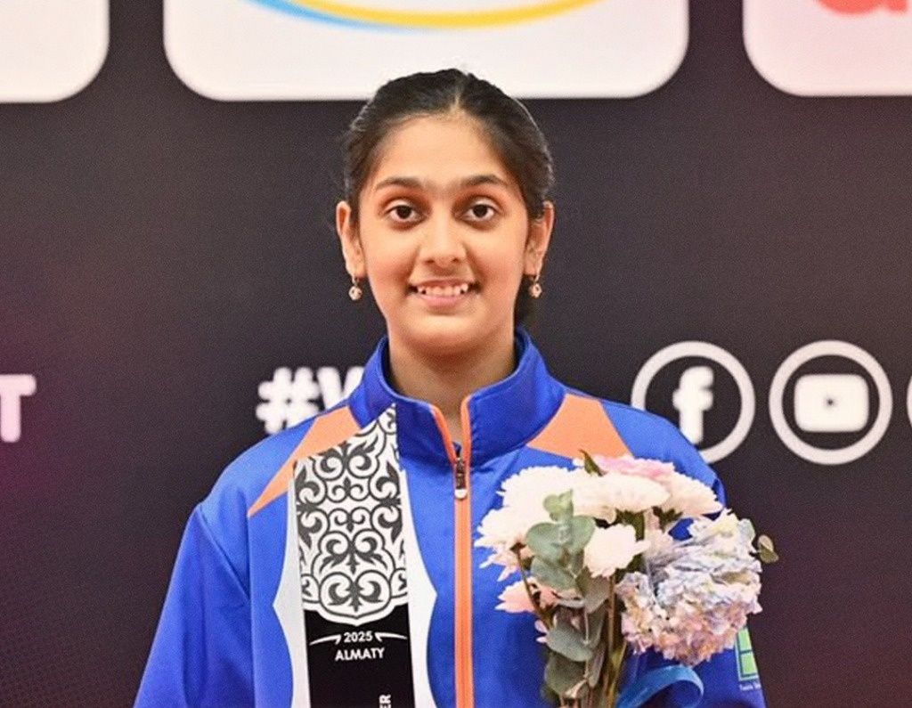 DIVYANSHI IS THE U19 CHAMPION 🏆

Divyanshi Bhowmick clinched the Gold Medal in Girls U19 at WTT Youth Contender Almanty 🥇

WELL DONE GIRL! 🇮🇳🌟