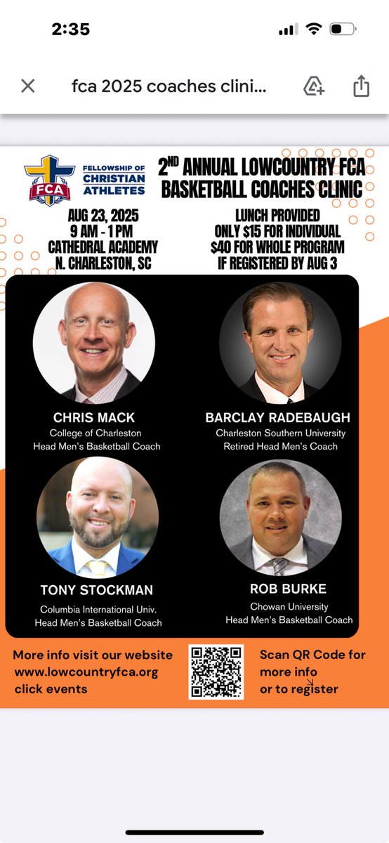 Great event here with outstanding speakers ! ⁦<a href="/CoachTStockman/">Tony Stockman</a>⁩ ⁦<a href="/CoachBRadebaugh/">Barclay Radebaugh</a>⁩ are 2 of my favs ! Chris Mack and Rob Burke make this an All Star event !
