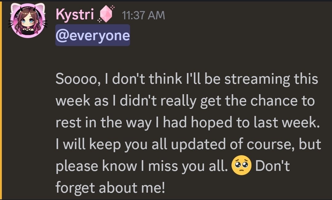 KystriGG's tweet image. For those not in my Discord 🩷
