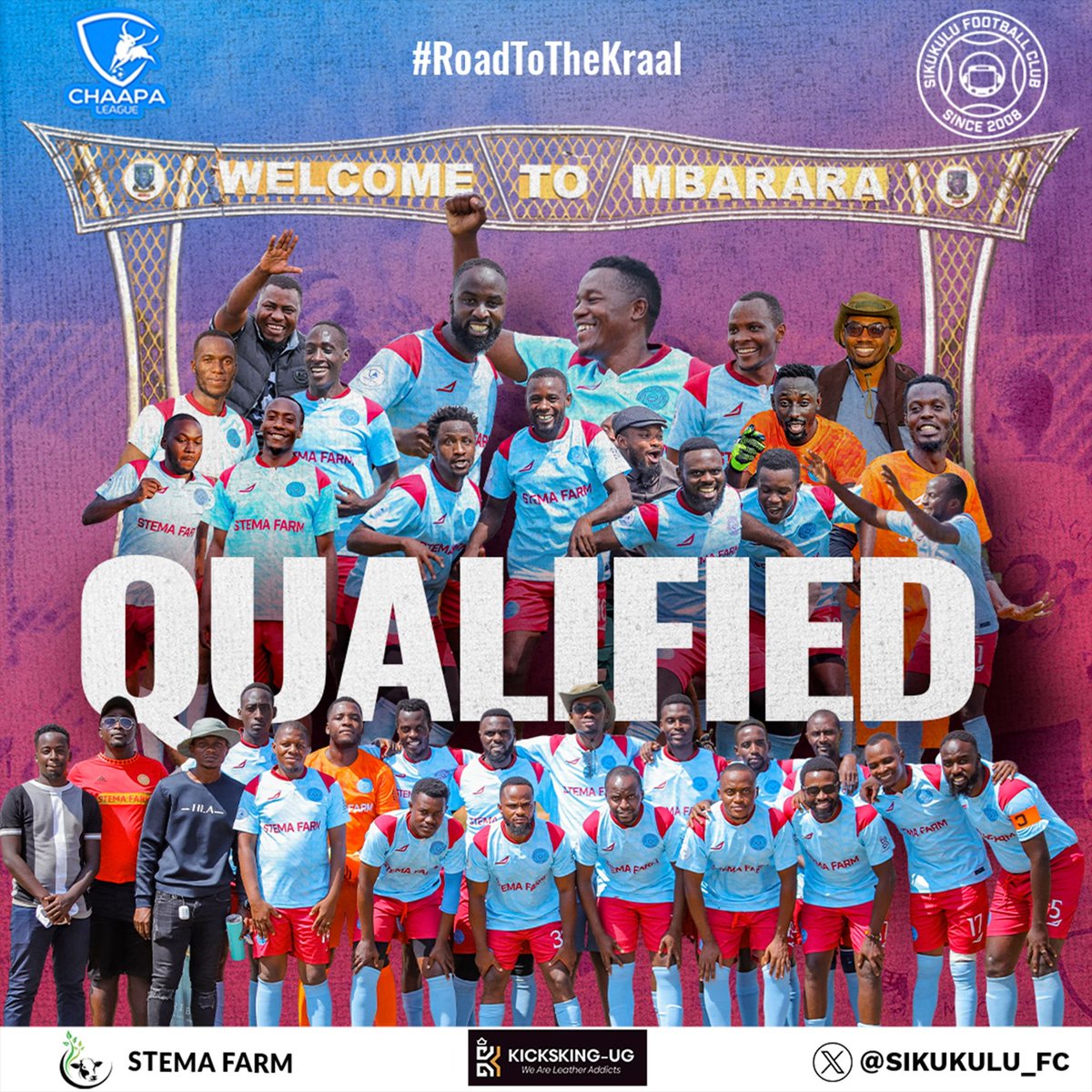 We shall not delay the inevitable, how else would you hit the #RoadToTheKraal without a bus driver, lads, officially the #RukundoEgumeho camp begins its road to the kraal campaign 💪