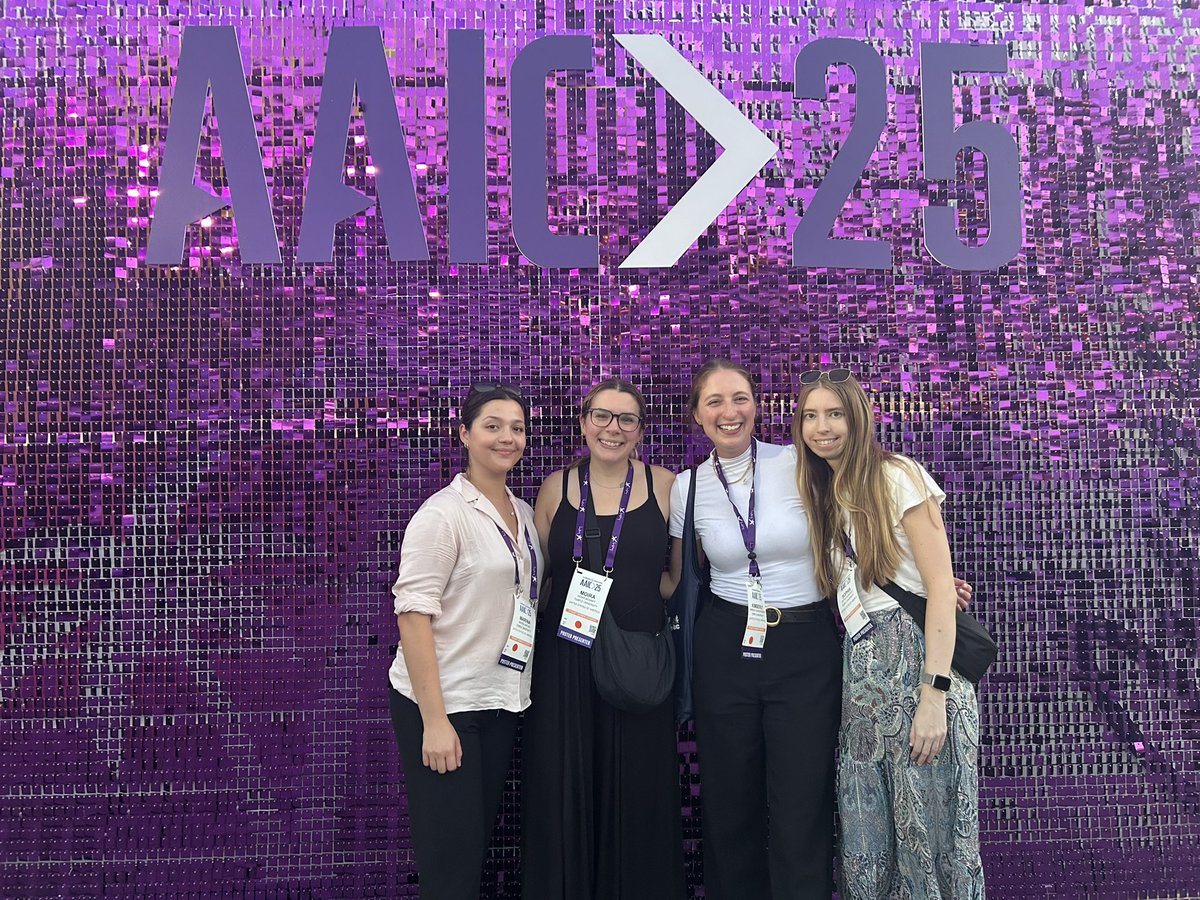 We had a great first day at #AAIC25 yesterday! Two of the lab’s amazing grad students presented their posters on the Virtual Kitchen Challenge, and everyone had a blast unwinding at the <a href="/alzassociation/">Alzheimer's Association</a> welcome event!
