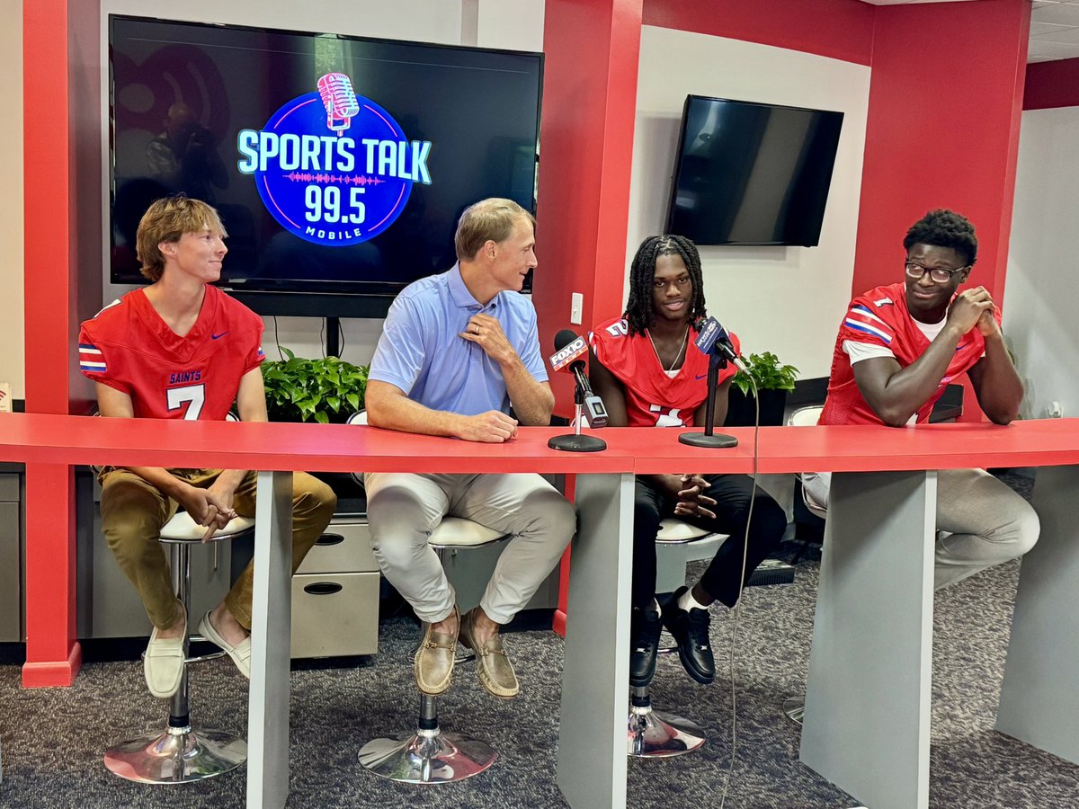 Emily Cochran (@ecochranfox10) on Twitter photo Kicking off the afternoon portion of Mobile County Media Days with <a href="/spsmobile_al/">St. Pauls Football</a>
Saints head coach Ham Barnett comes in to year four after going 9-3 in 2024
St. Paul’s will open the season with the Battle of Old Shell Road on Friday Aug. 22nd
Highly recruited Sr. LB Kicking off the afternoon portion of Mobile County Media Days with <a href="/spsmobile_al/">St. Pauls Football</a>
Saints head coach Ham Barnett comes in to year four after going 9-3 in 2024
St. Paul’s will open the season with the Battle of Old Shell Road on Friday Aug. 22nd
Highly recruited Sr. LB
