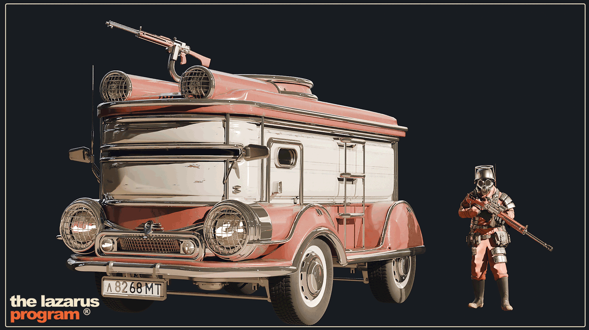 KiebeBlend's tweet image. some vehicle and weapon designs from my short film