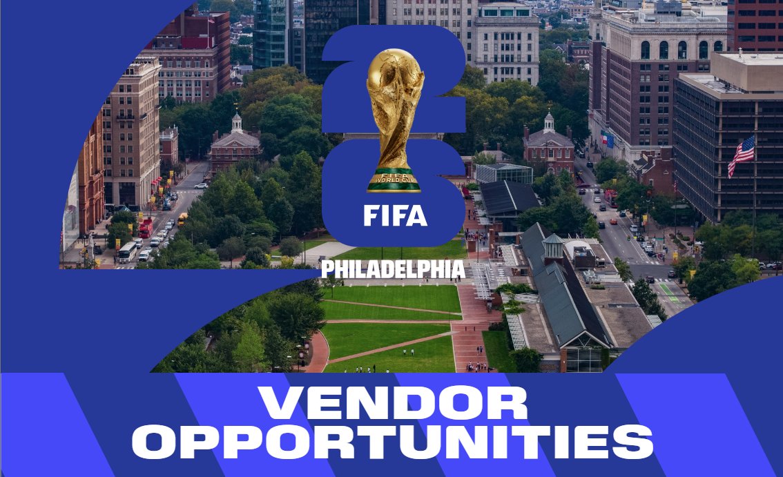 CMThomasPHL's tweet image. Are you a Philadelphia based business owner? @FWC26Philly is soliciting interest from businesses looking to assist in planning efforts.
Small businesses are recommended to fill out the interest form so they don't miss an opportunity.
phillyfwc26.com/vendor-opportu…