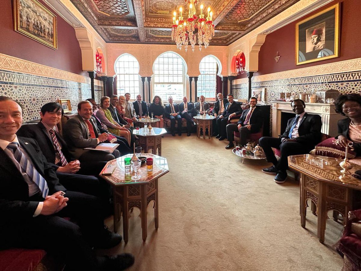 Morocco in UK (@moroccoinuk) on Twitter photo A pleasure to host a farewell reception to Commander Chakir El Aissaoui who represented Morocco with great distinction at <a href="/IMOHQ/">International Maritime Organization</a>. As a Council member, 🇲🇦 remains committed to continuing its active contribution to achieving the goals of the IMO for safe & sustainable shipping A pleasure to host a farewell reception to Commander Chakir El Aissaoui who represented Morocco with great distinction at <a href="/IMOHQ/">International Maritime Organization</a>. As a Council member, 🇲🇦 remains committed to continuing its active contribution to achieving the goals of the IMO for safe & sustainable shipping