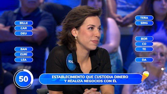 ¡Jugamos con términos económicos! 

¿Qué palabra tiene que decir Rosa? #Pasapalabra1322

Directo ▶️ atres.red/vavio