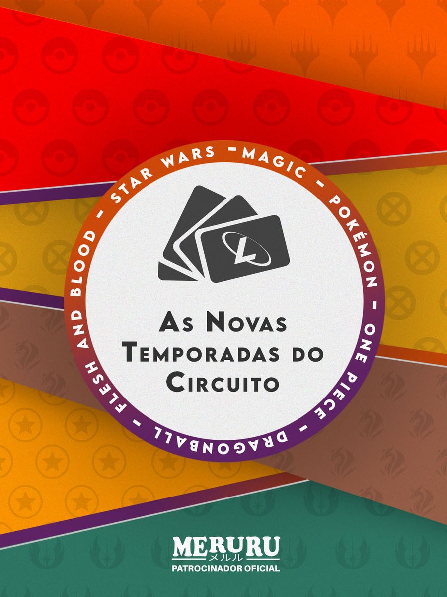 Hoje damos início às novas temporadas do Circuito! 

Mais informações em: lig.ae/J3M2y6

Contamos com a participação de todos nessa nova temporada para movimentar ainda mais o cenário competitivo desses card games no Brasil 😄

#magicthegathering #pokemontcg #onepiece