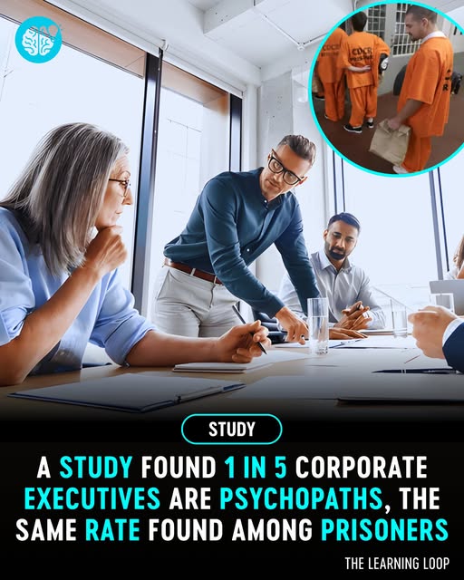 DailyHemo's tweet image. Stunning new study has shattered old assumptions about where  psychopathy thrives. Researchers found that about one in five corporate  executives meets the clinical definition of a psychopath, the same proportion seen in prison populations.