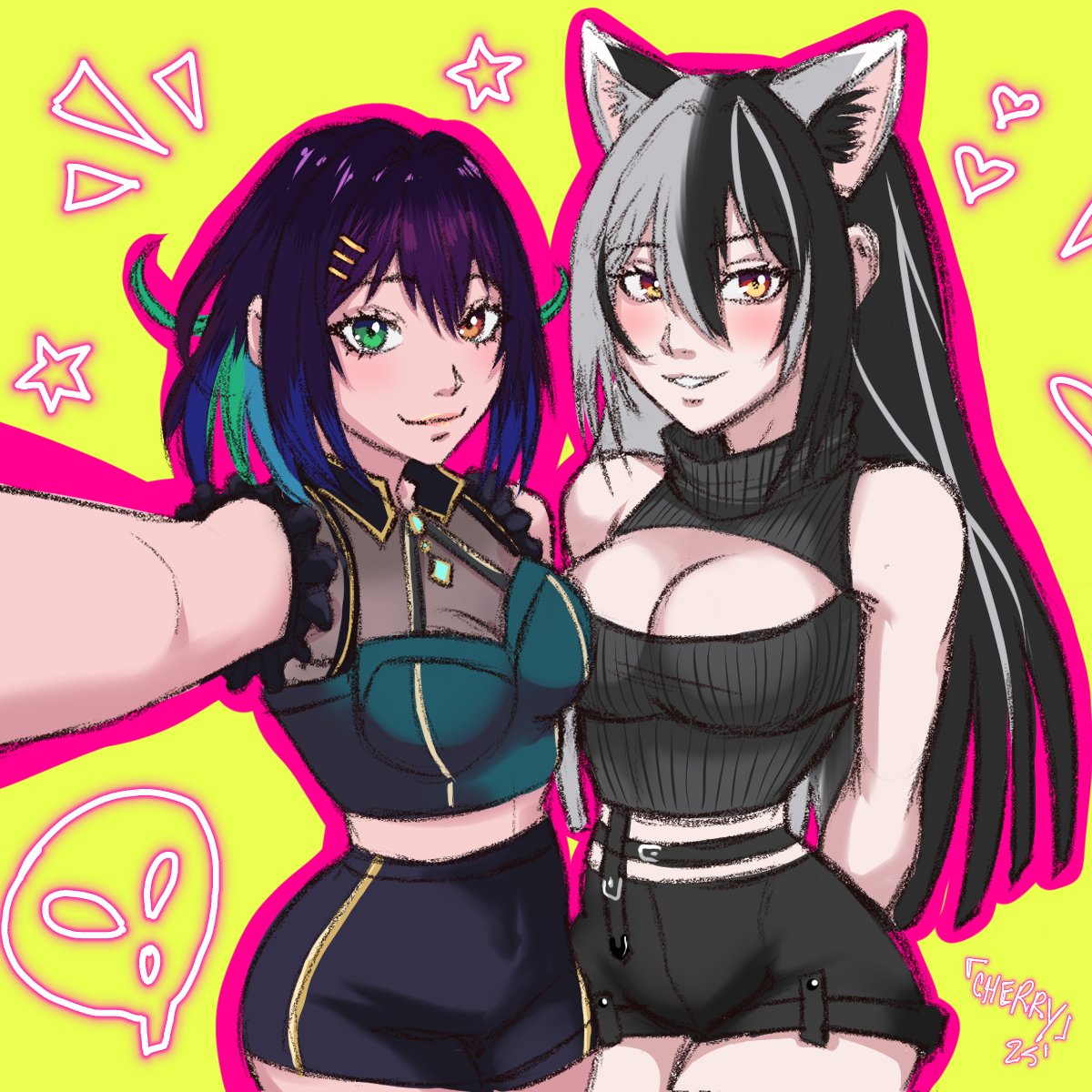 CherryBombVT🍒【CRIMINAL VTUBER || REVENGE arc】 (@cherrybombvt) on Twitter photo Hice estos dibujos para <a href="/VTichigo/">😈 Ichigo 😈 YOUR BOSS</a> <a href="/djtakoyakiboy/">VGEN Music Comms Open🐙🌊DJ Takoyakiboy 🐙🌊</a> & <a href="/AriaScarletVT/">Aria 👽🍕</a> <a href="/elkenozzz/">ElKenozzz</a> como agradecimiento por haber participado en nuestro concurso de dúos en San Valentin 2025! <3
Espero que os gusten un montón!💕 Hice estos dibujos para <a href="/VTichigo/">😈 Ichigo 😈 YOUR BOSS</a> <a href="/djtakoyakiboy/">VGEN Music Comms Open🐙🌊DJ Takoyakiboy 🐙🌊</a> & <a href="/AriaScarletVT/">Aria 👽🍕</a> <a href="/elkenozzz/">ElKenozzz</a> como agradecimiento por haber participado en nuestro concurso de dúos en San Valentin 2025! <3
Espero que os gusten un montón!💕