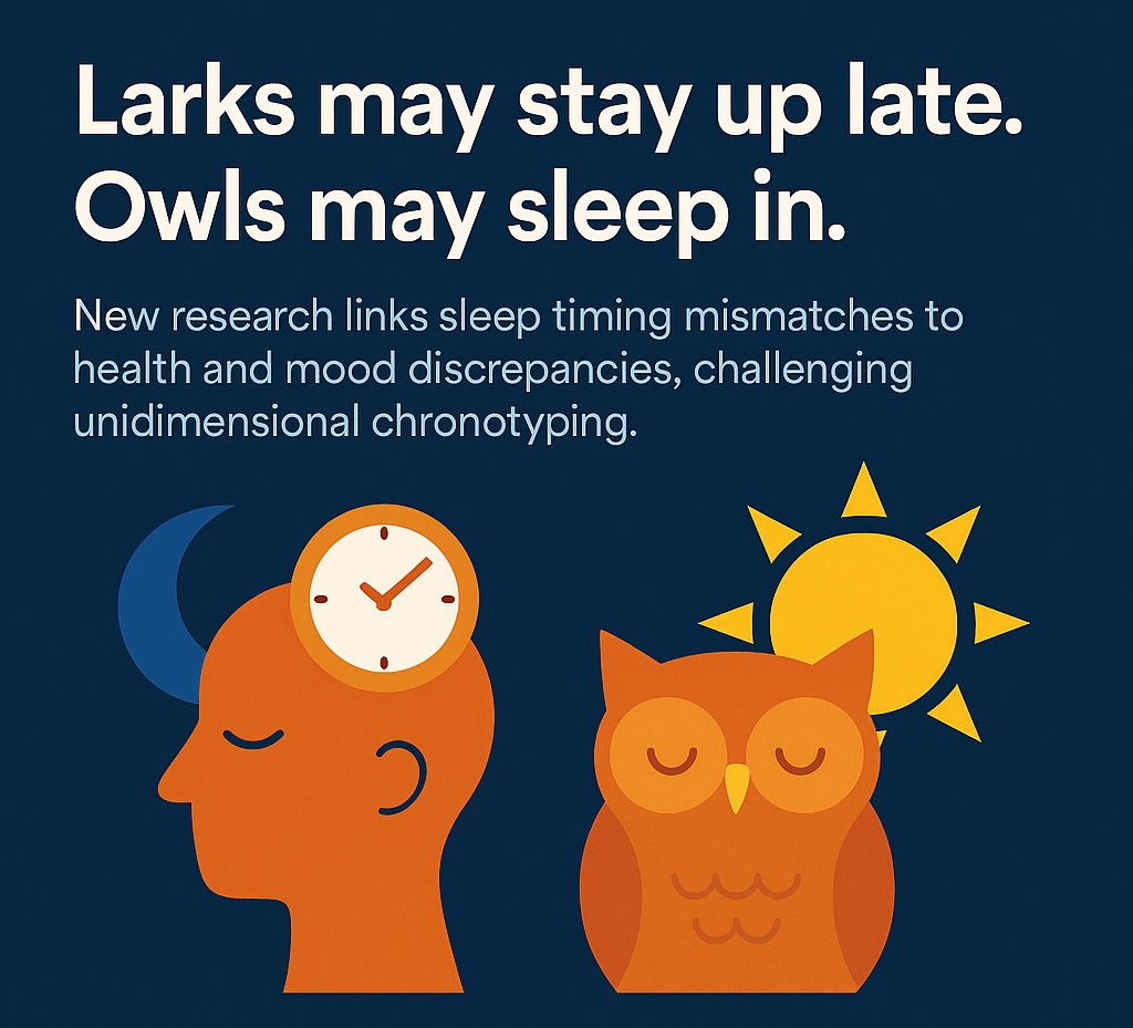 What if your worst sleep habits are driven by your “mental clock” — not your biological one?

🕰️ This study introduces a 3-clock model (bio, social, mental) and shows how students self-sabotage their sleep with bedtime procrastination.

🔗 mdpi.com/2624-5175/7/3/…