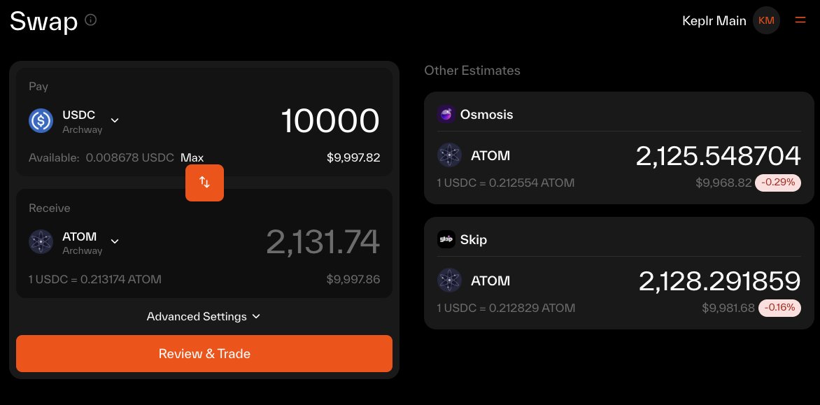 max.arch ⚡️🟠 (@cryptochem0000) on Twitter photo We're continuing to scale liquidity on Bolt to support larger trades where users experience the most slippage when using other swap venues.
With pricing quotes sourced from CEXs and single sided pools, <a href="/BoltLiquidity/">Bolt Liquidity ⚡</a> delivers more output per trade for users. We're continuing to scale liquidity on Bolt to support larger trades where users experience the most slippage when using other swap venues.
With pricing quotes sourced from CEXs and single sided pools, <a href="/BoltLiquidity/">Bolt Liquidity ⚡</a> delivers more output per trade for users.
