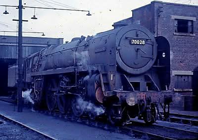 adipullenLNER's tweet image. Britannia 70028 Royal  Star seen here at Lostock Hall MPD  on the 16/2/63 photo Tony Gillett