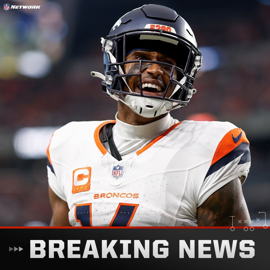 The #Broncos and WR Courtland Sutton have agreed to terms on a four-year, $92 extension, sources tell The Insiders.

Entering the final year of his contract, Sutton reported on time to camp and now has his new deal, which was negotiated by <a href="/milkhoneysport/">Milk & Honey Sports</a>.