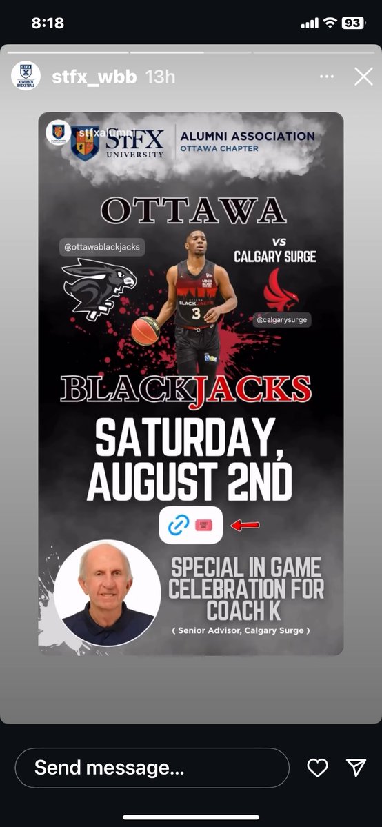Reminder to any STFX alumni and basketball fans in and around Ottawa this Saturday, great events to take in! <a href="/stfxuniversity/">StFX University</a> <a href="/XMenBasketball/">X-Men Basketball</a>