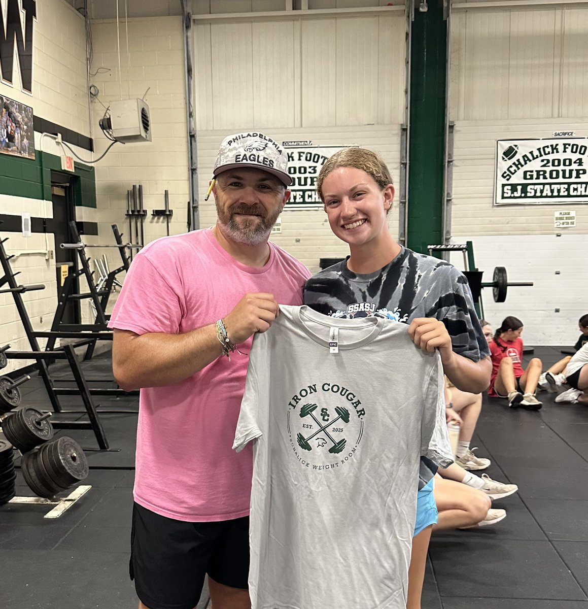 First ever Iron Cougar Award goes to Caylen Taylor of the Schalick field hockey team! Best of luck this year field hockey team! Cougar Strong!