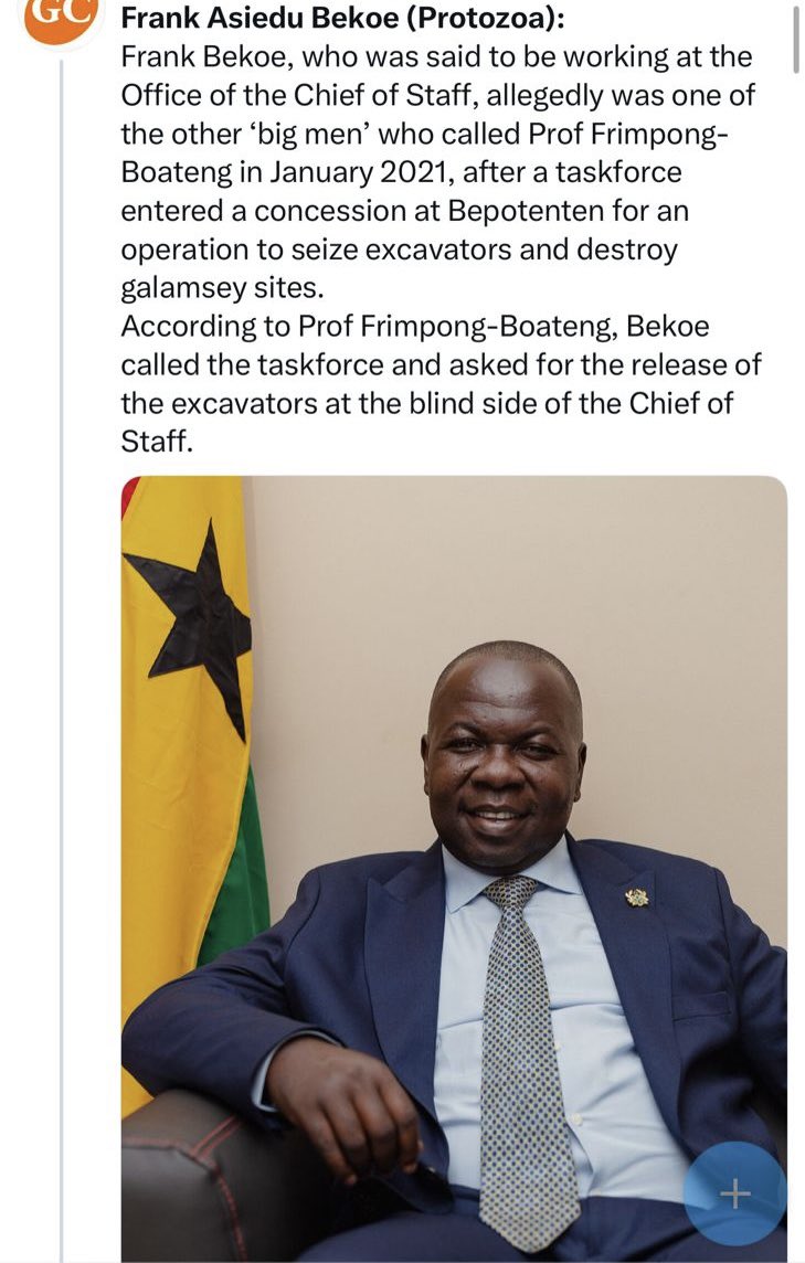 aristotledada's tweet image. List of people EOCO will invite soon to assist with GALAMSEY investigation  based on Prof Frimpong-Boateng’s 36-page illegal mining (Galamsey)Report.
#Time2SanitiseTheSystem