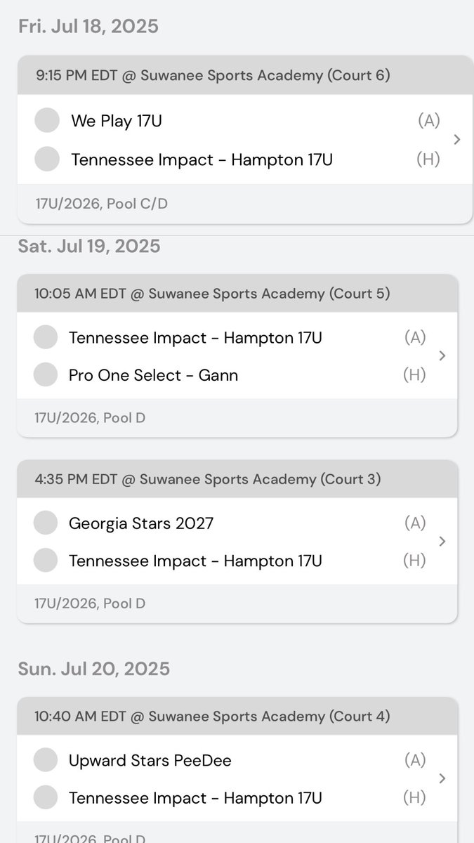 DJ Smith (@smithboys0806) on Twitter photo HoopSeen Summer Finale schedule for THIS WEEKEND! π #SuwanneeGA #Hoopseen #TNImpact
<a href="/TnImpactHampton/">Justin Hampton</a>
<a href="/hoopseen/">HoopSeen</a>
<a href="/HoopSeenGA/">HoopSeen Georgia</a> HoopSeen Summer Finale schedule for THIS WEEKEND! π #SuwanneeGA #Hoopseen #TNImpact
<a href="/TnImpactHampton/">Justin Hampton</a>
<a href="/hoopseen/">HoopSeen</a>
<a href="/HoopSeenGA/">HoopSeen Georgia</a>