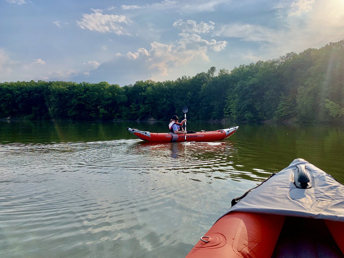 The rest of the adventure continued with another #POTA activation and then trying out the new inflatable kayaks. #hamradio #camping #AmateurRadio #adventuretime