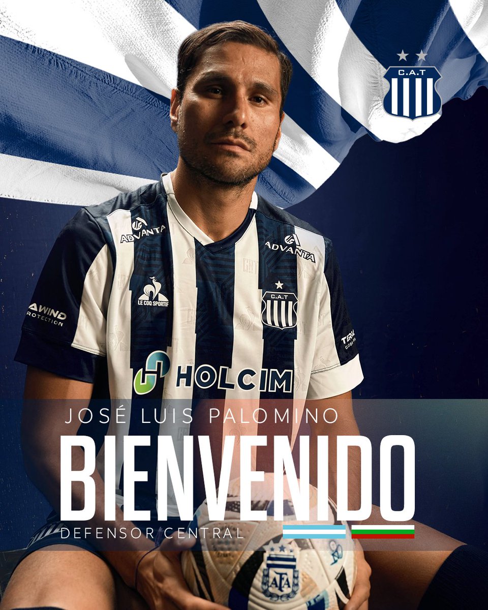✍️ 𝗝𝗼𝘀é 𝗟𝘂𝗶𝘀 𝗣𝗮𝗹𝗼𝗺𝗶𝗻𝗼 𝗲𝘀 𝗿𝗲𝗳𝘂𝗲𝗿𝘇𝗼 𝗱𝗲 𝗧𝗮𝗹𝗹𝗲𝗿𝗲𝘀

El Club #Talleres informa que el defensor central argentino regresa del fútbol europeo y es nuevo jugador del Matador.

José Luis Palomino tiene 35 años y se desempeña como 𝗱𝗲𝗳𝗲𝗻𝘀𝗼𝗿