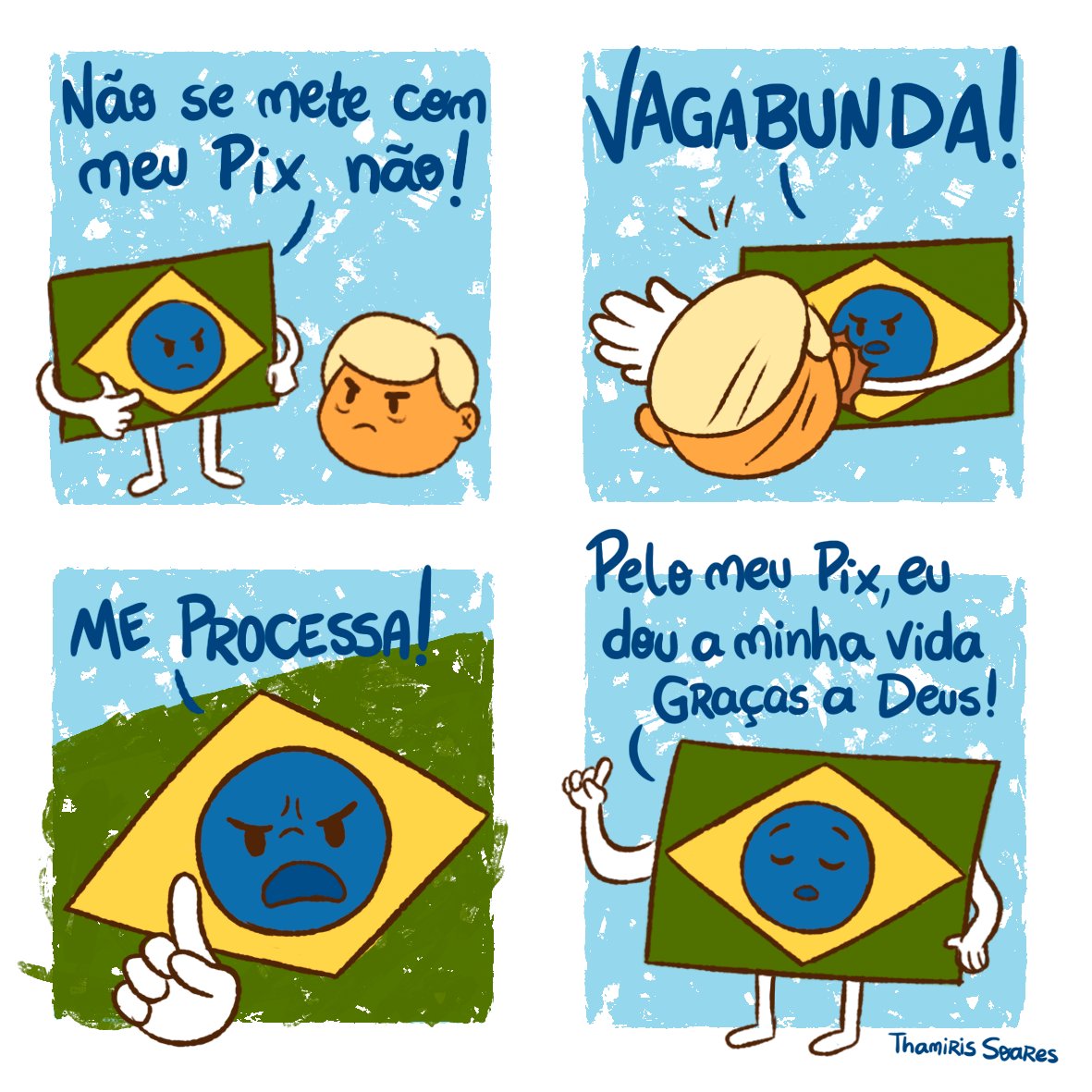 se me atacar, eu vou atacar!