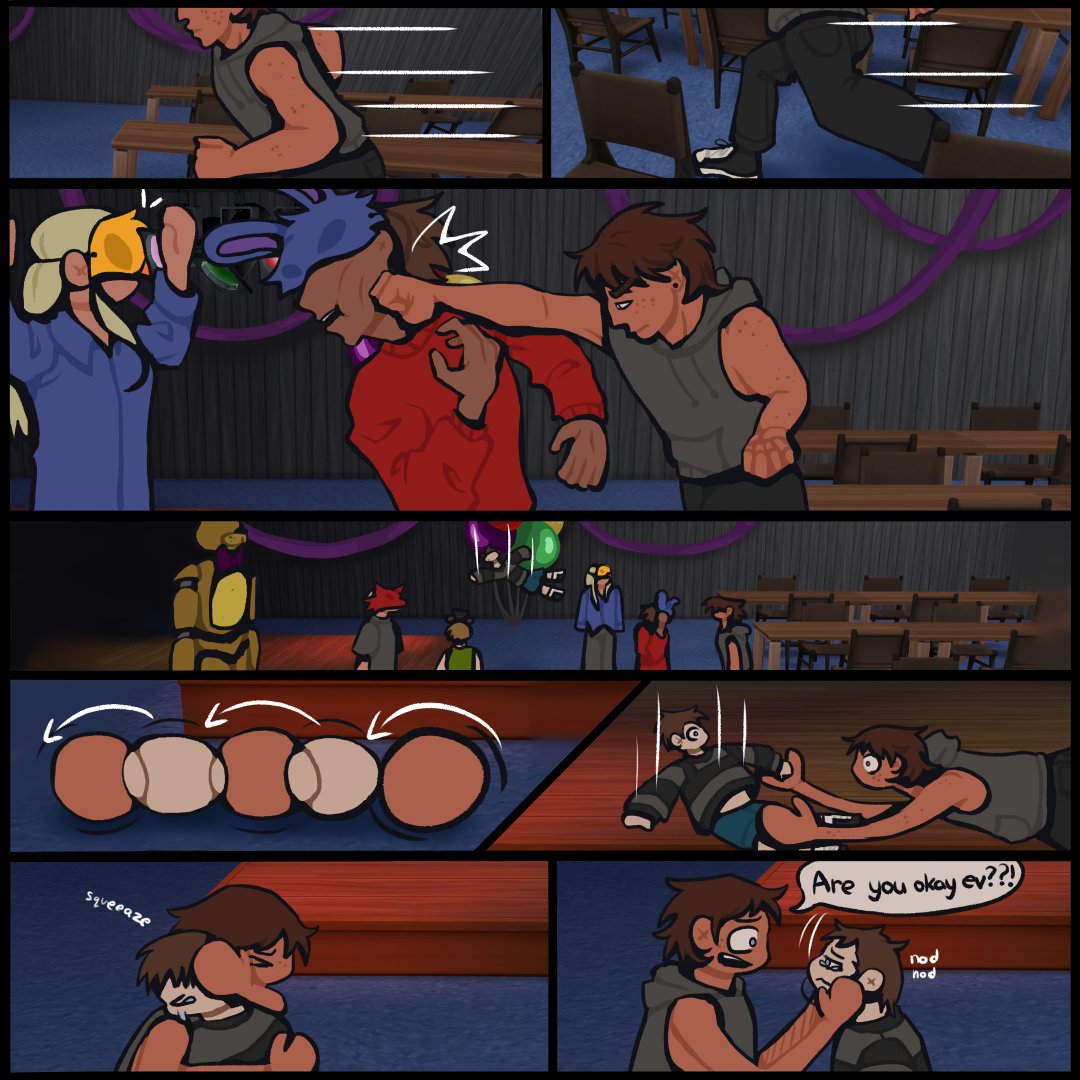 UnknownAliias's tweet image. FNAF But nothing Went Wrong; Chapter 1: Episode 1
.
.
#fnaf #fnaffandom #fnaffanart #fnafcomic #fivenightsatfreddys #fnafau #fivenightsatfreddysau #michaelafton #williamafton #evanafton #elizabethafton #claraafton #henryemily #charlieemily #fnafbutnothingwentwrong #fbnww
