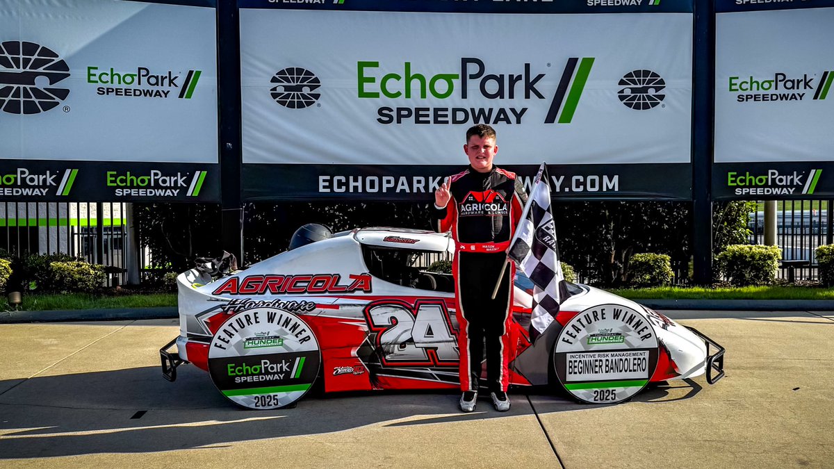 US Legend Cars/INEX (@uslegendcars) on Twitter photo Walking away with the #ThursdayThunder Round 7 Rookie Bando racing experience victory at <a href="/EchoParkSpdwy/">EchoPark Speedway</a>, Mason Massey!๐๐
#INEX | <a href="/legendsofga/">EchoPark Speedway Legends Racing</a> Walking away with the #ThursdayThunder Round 7 Rookie Bando racing experience victory at <a href="/EchoParkSpdwy/">EchoPark Speedway</a>, Mason Massey!๐๐
#INEX | <a href="/legendsofga/">EchoPark Speedway Legends Racing</a>