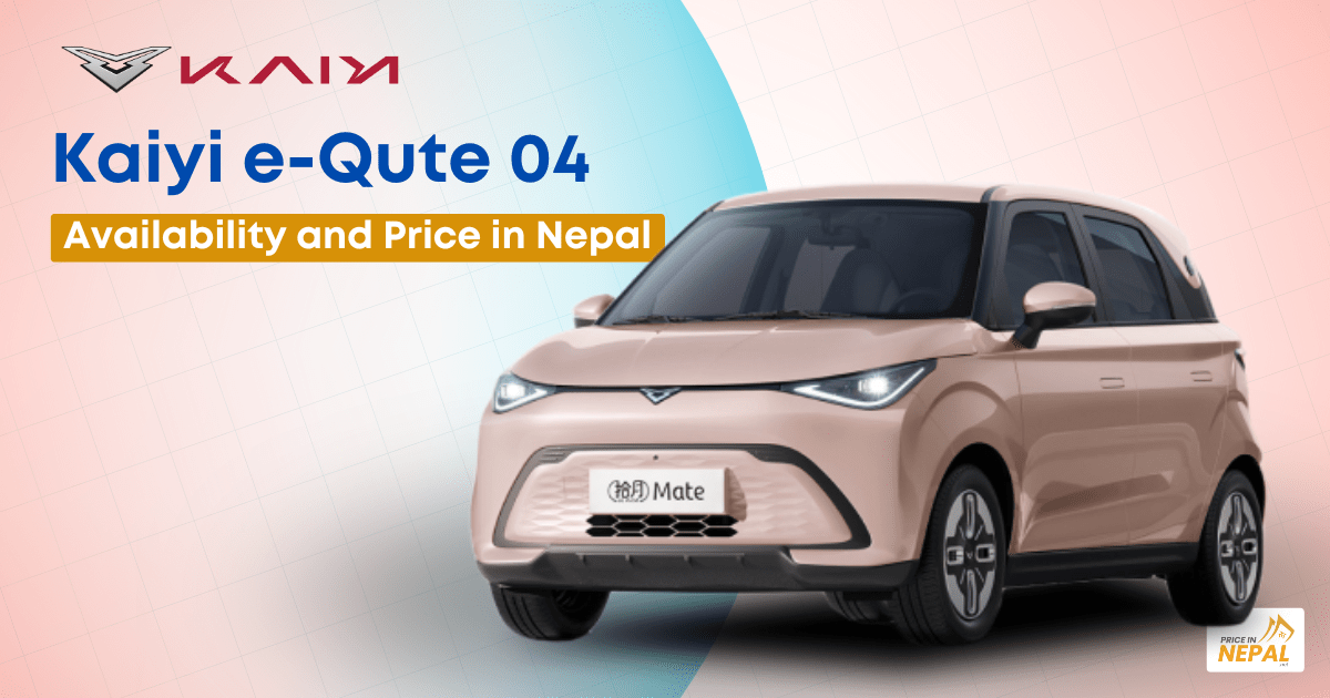 priceinnepal_'s tweet image. Read article: priceinnepal.net/kaiyi-e-qute-0…

Short Detail: Kaiyi e-Qute 04 EV launched in Nepal with 301 km range and Rs. 24.96 Lakh price.

Hashtags: #priceinnepal, #kaiyiev, #equte04ev, #evnepal, #electriccarnepal