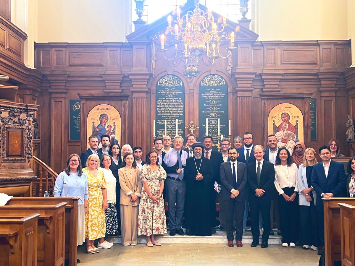 BishopAngaelos's tweet image. Pleased to greet and spend time with this year’s cohort of 18 scholars from 16 countries for the annual @ICLRSorg Young Scholars Fellowship in Religion and the Rule of Law at @TheSanctuaryCDL, with my dear friend Professor Brett Scharffs and his team, and speak with them on the…