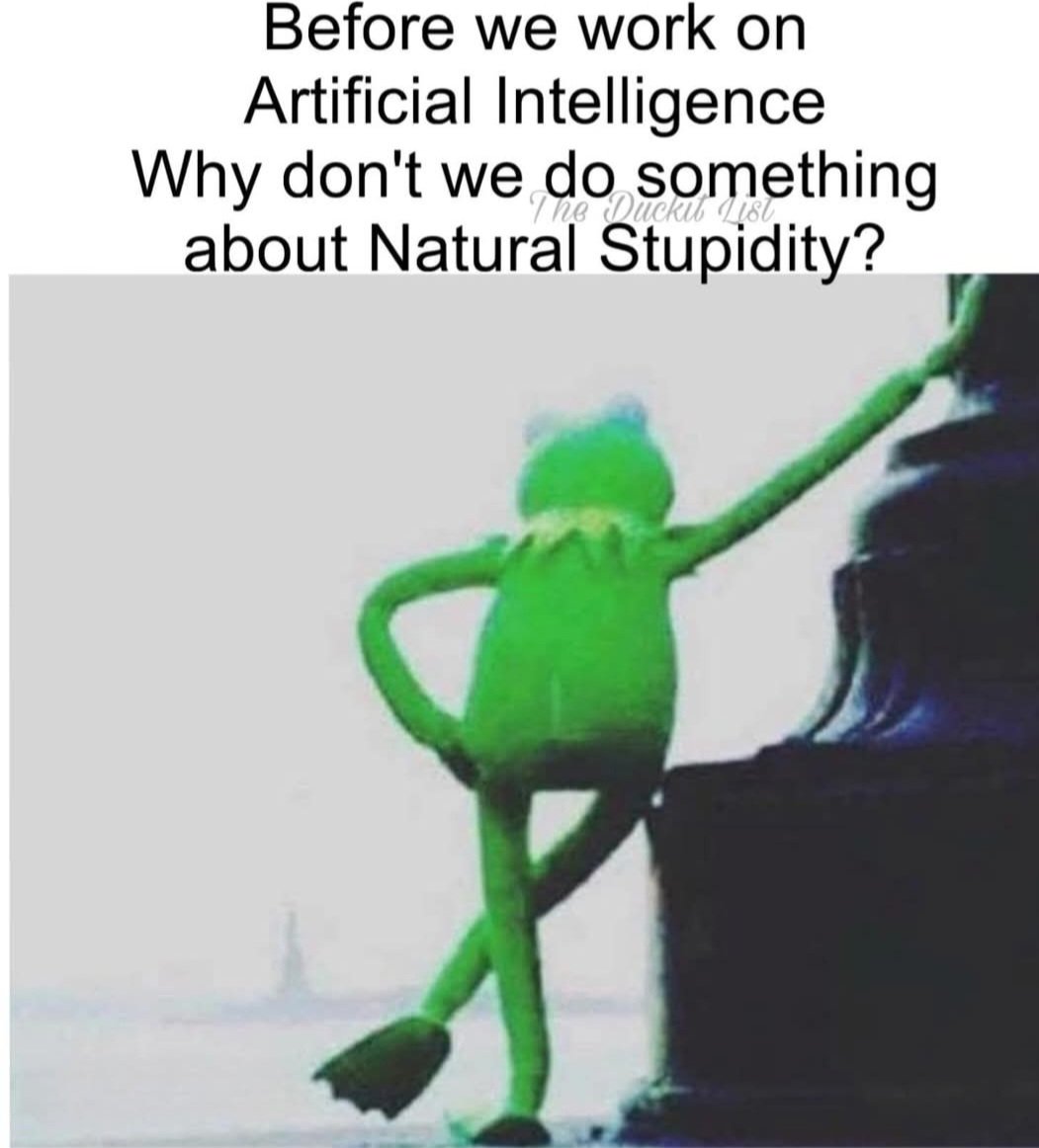 Kermit is so smart. 🐸