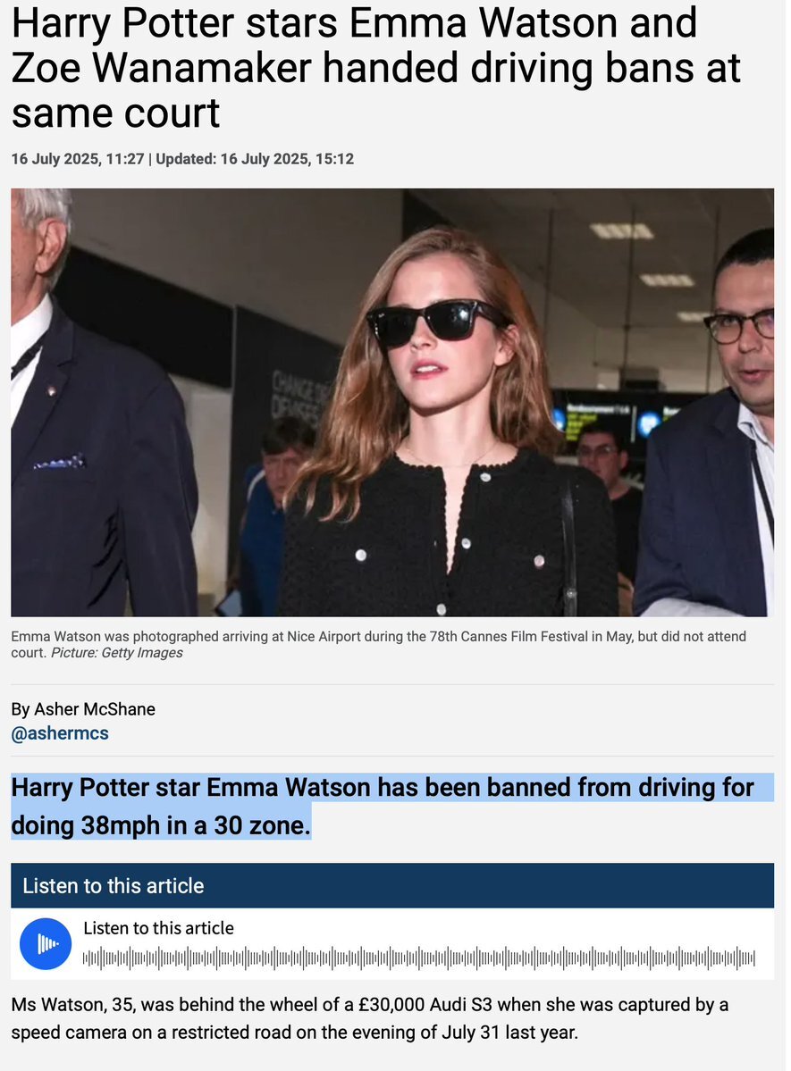 If only Emma had a Hivemapper Bee, she would have had correct speed limit information ;-)