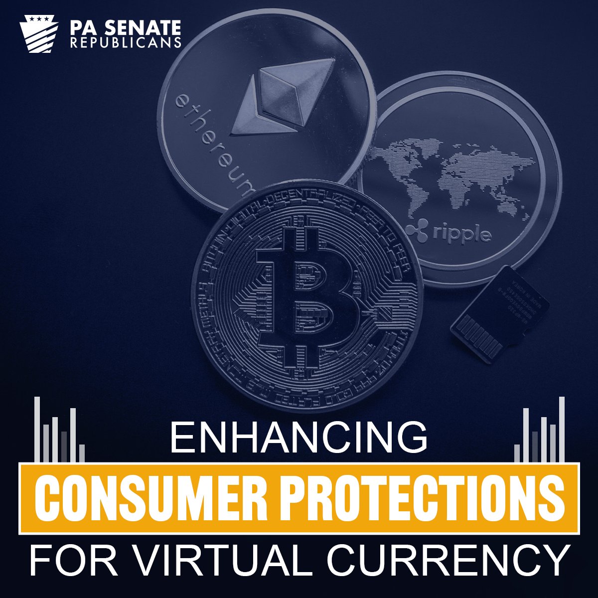 SenatorMartinPA's tweet image. Legislation to facilitate the use of digital currencies while ensuring consumer safeguards was recently approved by the Senate. Read more: bit.ly/40OZpq1