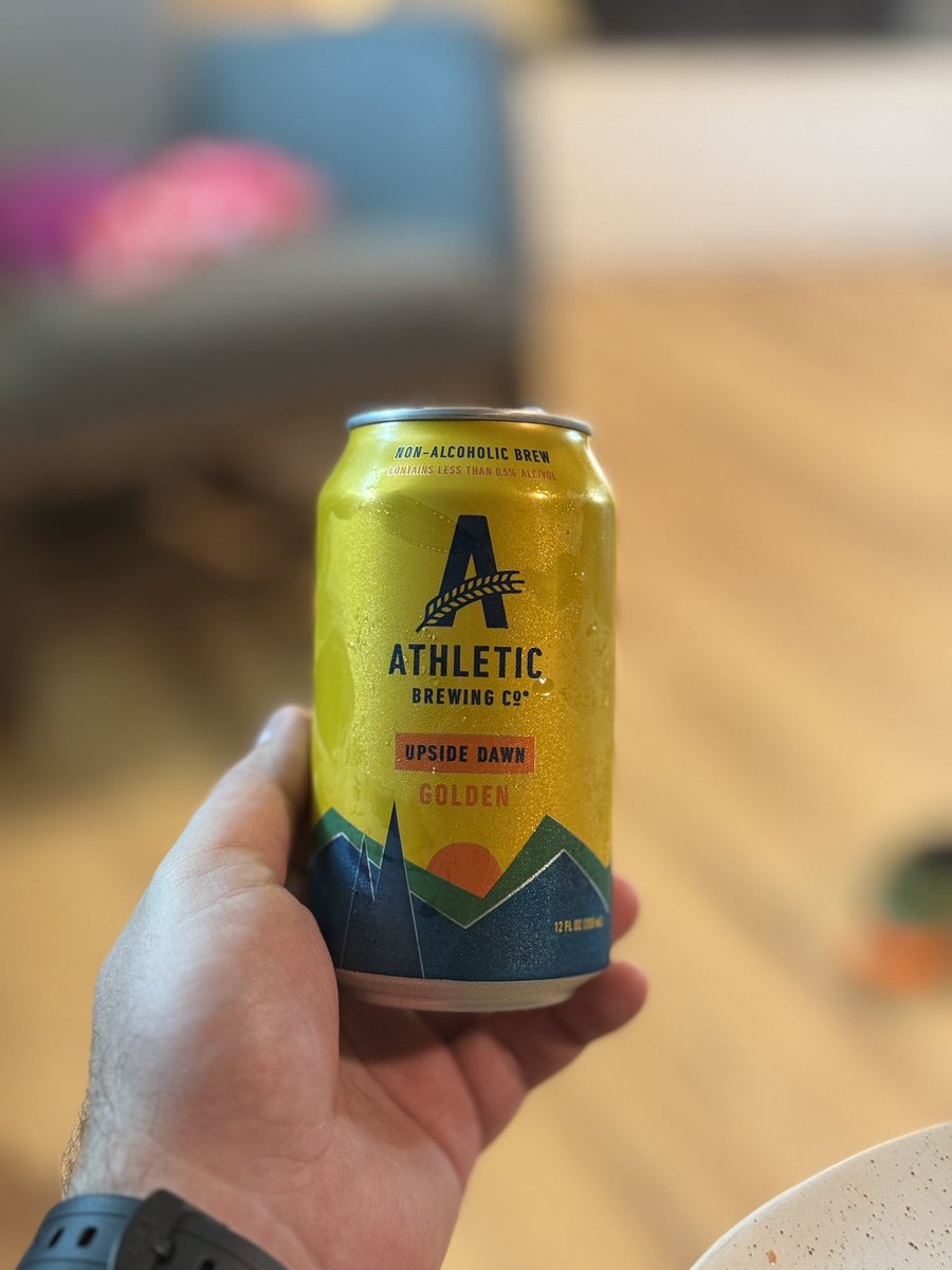 landondward's tweet image. Absolutely bamboozled. Had no clue this was non alcoholic except that I didn’t feel like shit after drinking half of it.
@AthleticBrewing