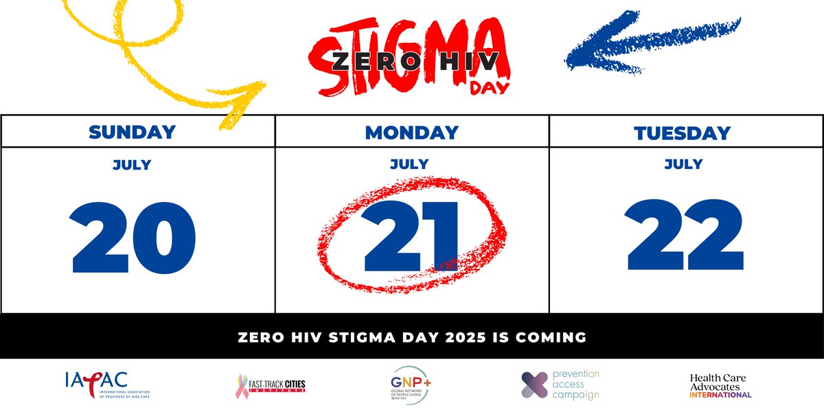 💙 21. 7. 2025 – Zero HIV Stigma Day 💙
Připojte se s námi k celosvětovému hnutí, které spojuje komunity, odborníky, aktivisty a organizace po celém světě, aby ukončili HIV stigma.

👉 HIV stigma jsou negativní postoje, předsudky a diskriminace, které lidé žijící s HIV zažívají.