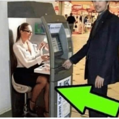 AntiTrainer56's tweet photo. ¿A qué edad se enteraron que el dinero del cajero te lo da una señora que está sentada ahí detrás? https://t.co/RVHv0zd2ip