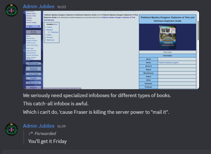 MDFW_EN's tweet image. Wiki server update.