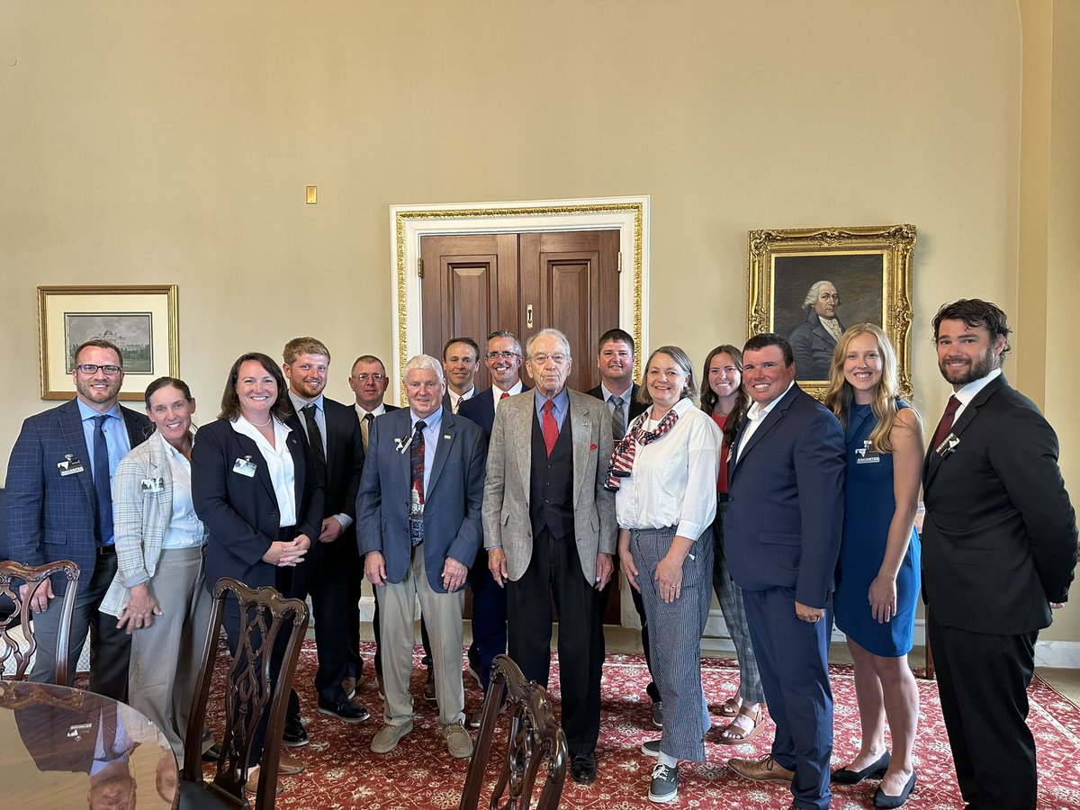 Met w Iowa Soybean Association abt the One Big Beautiful Bill wins incl 45Z and small biodiesel tax credit Trade &amp; Educating others about farming